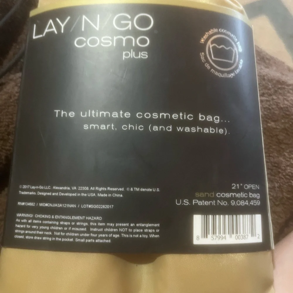 Cosmo Plus Black Cosmetic Organizer